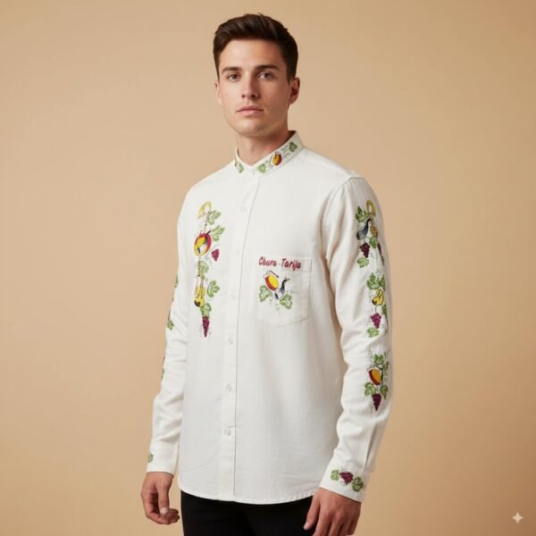 Generated Image September 08, 2025 - 10_44AM (1) Camisa en lienzo