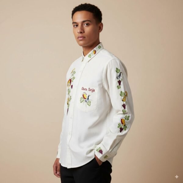 Generated Image September 08, 2025 - 10_44AM Camisa en lienzo