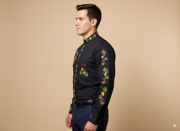 NegroP Camisa en Popelina Negro